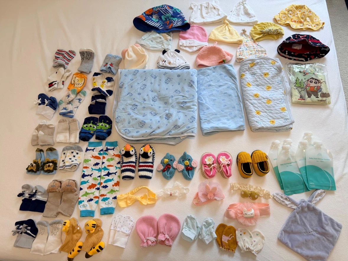 Assorted Baby Clothing and Accessory Bundle