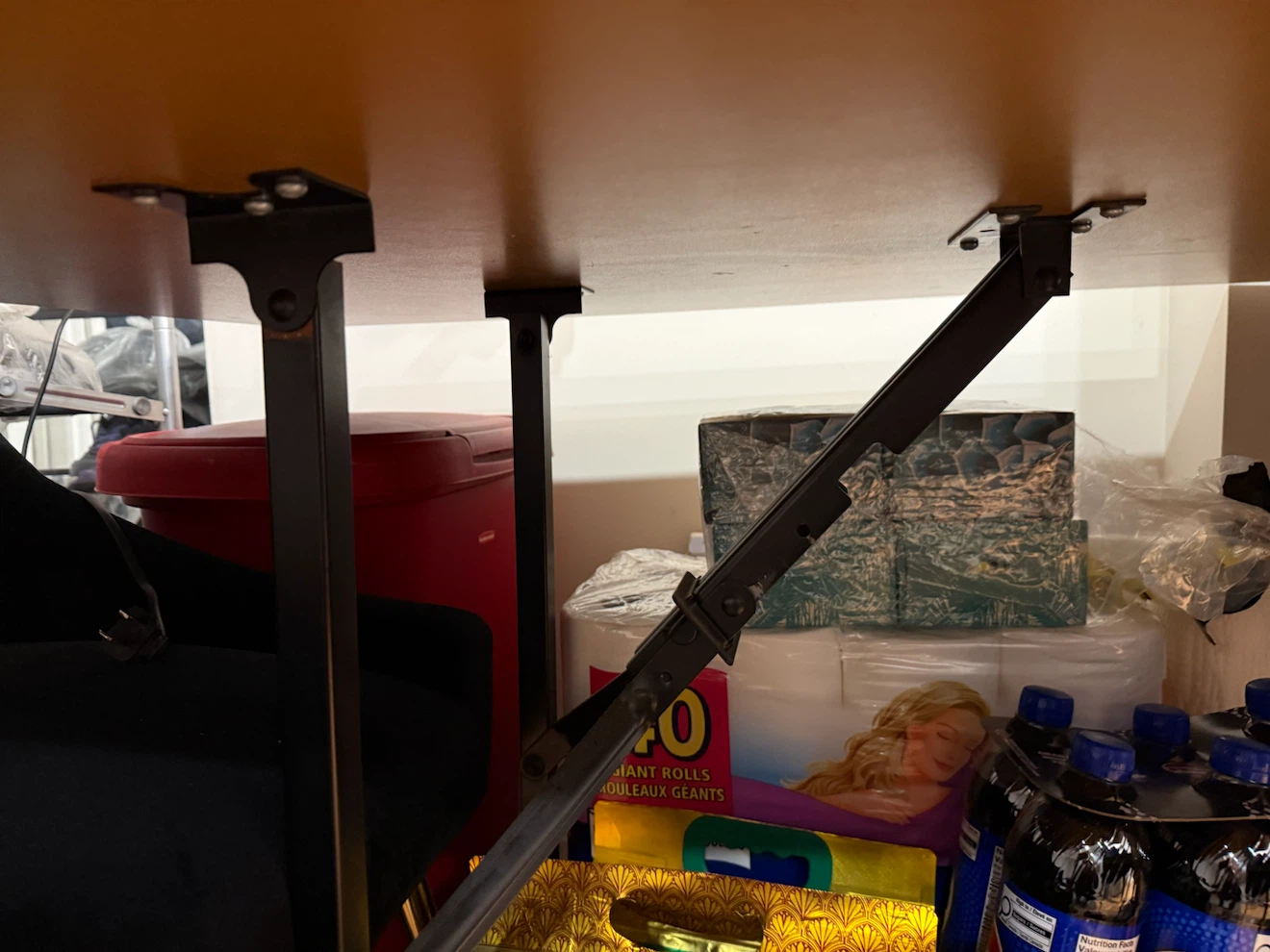 Adjustable Folding Wood Table - photo 5