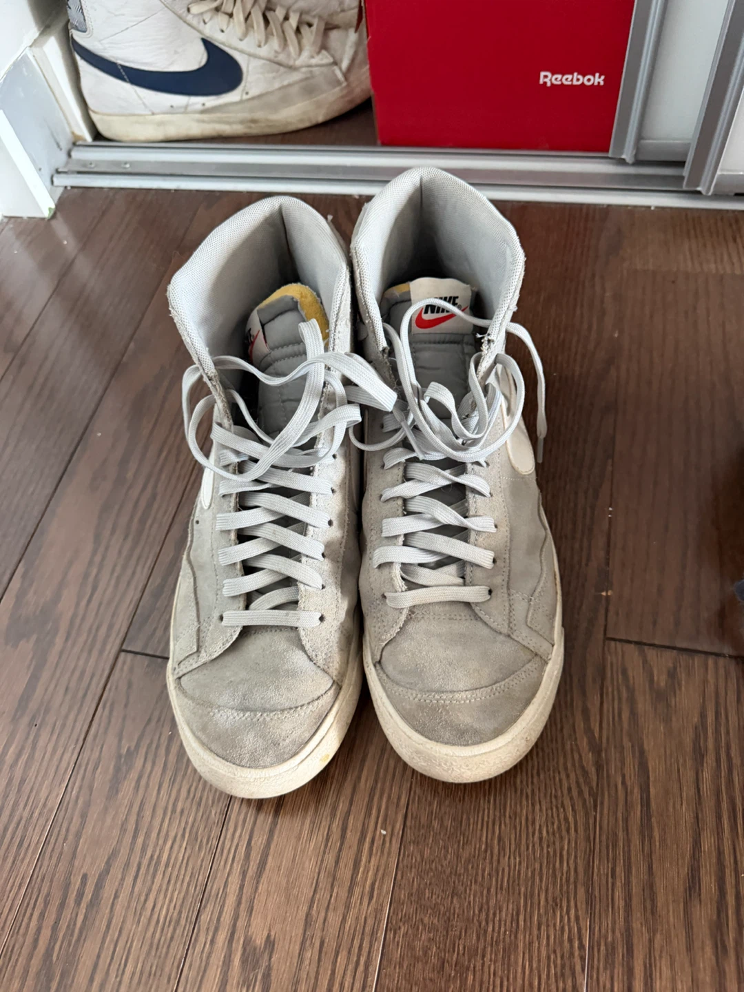 Nike Blazer Mid Grey Suede Sneakers - OBO - photo 2