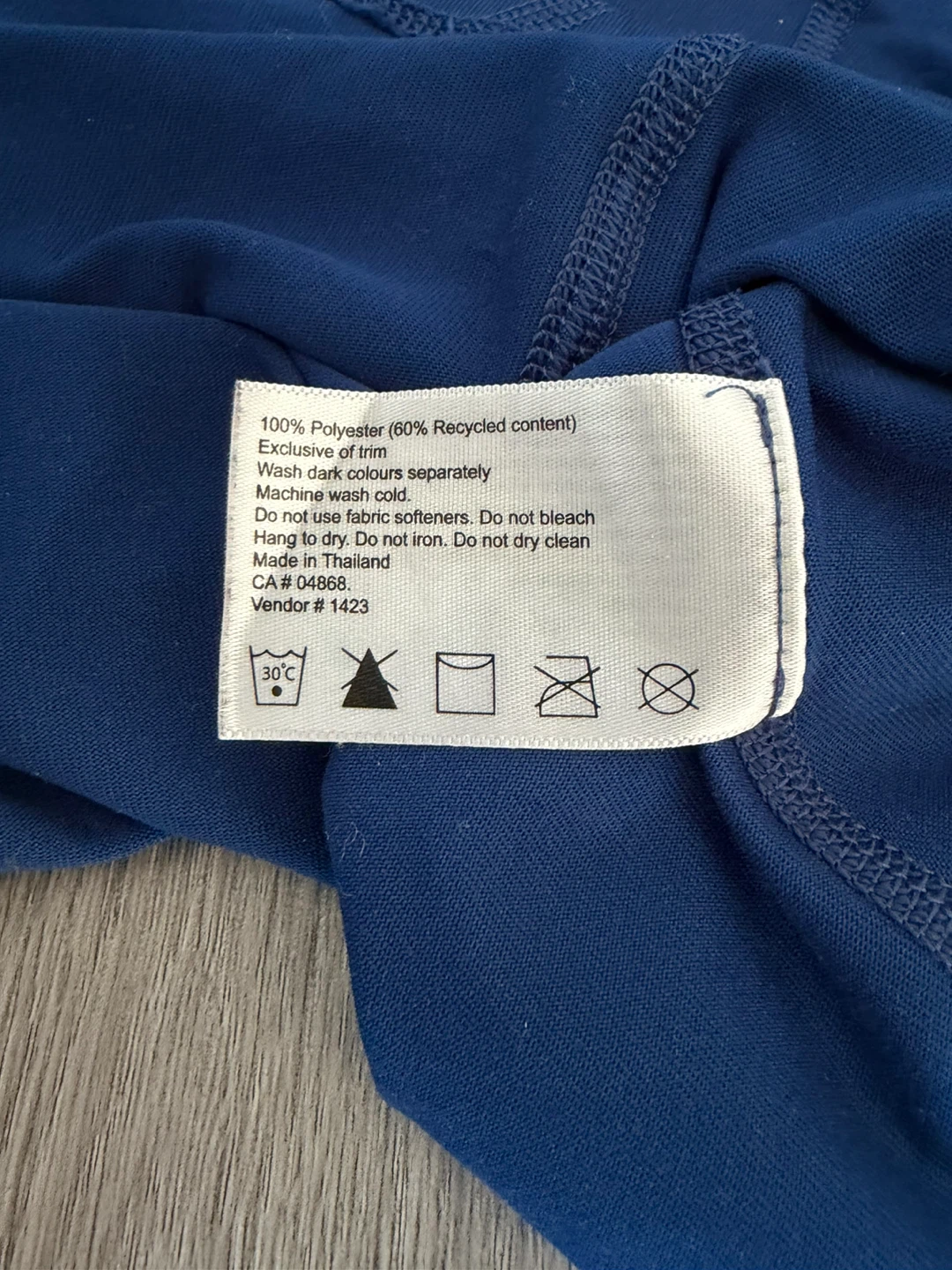 MEC Men's Blue Quarter-Zip Top - photo 5