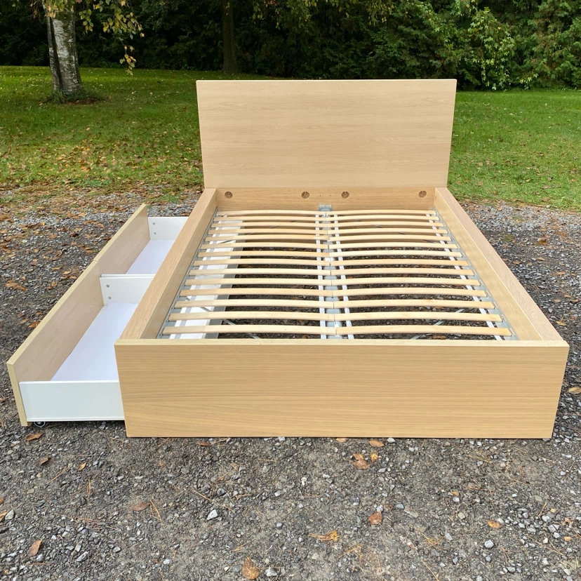 IKEA MALM Full/Double Storage Bed Frame (CAN DELIVER) - photo 3