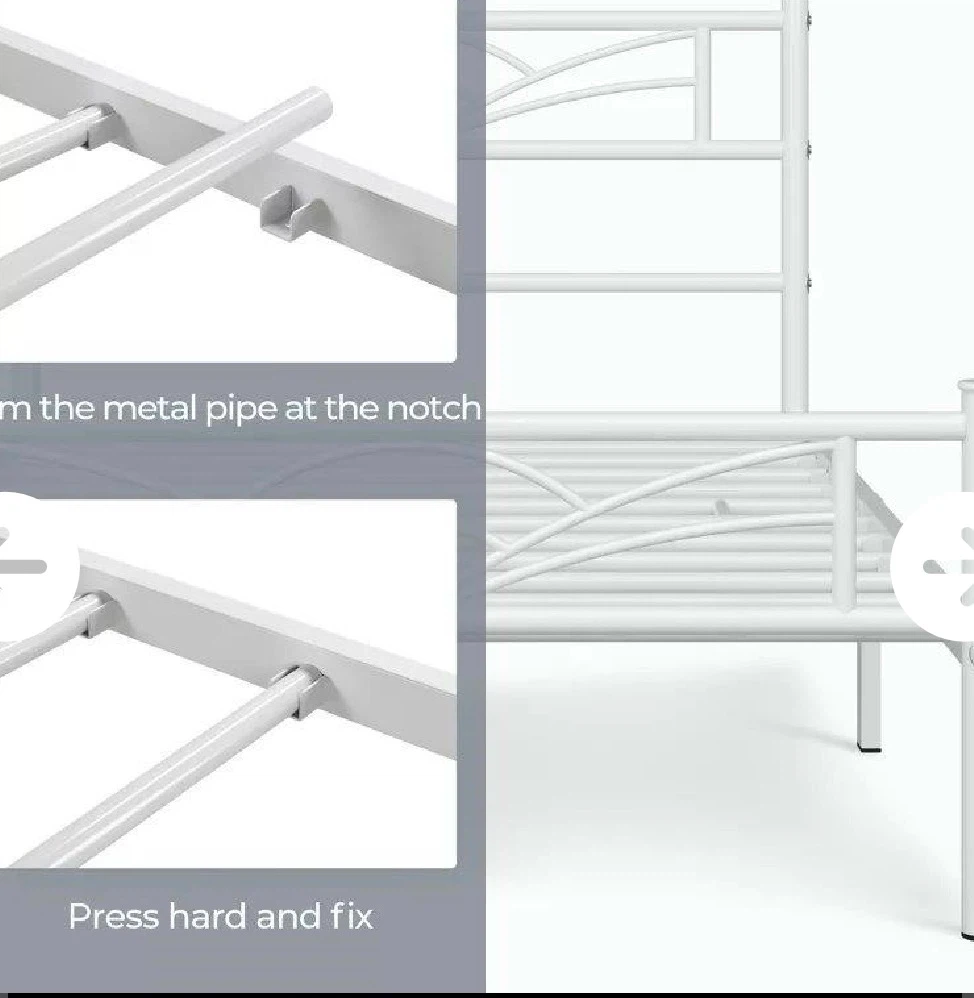 NEW-Twin Size Bed Frame with Headboard - photo 4