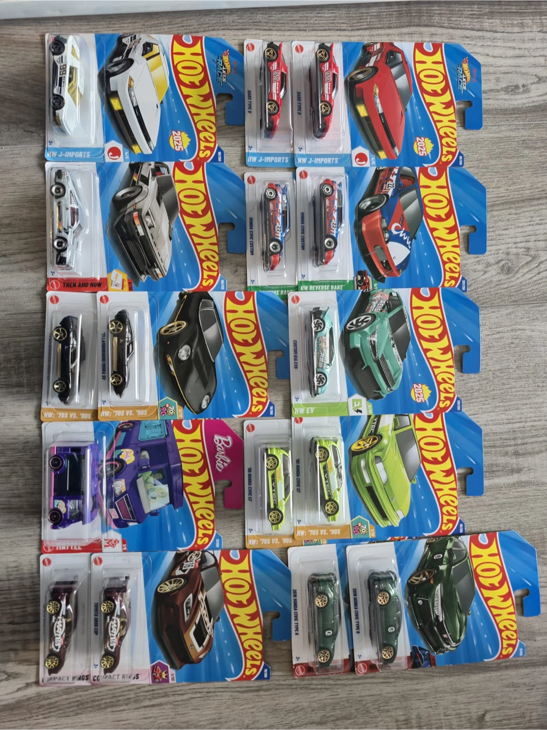 Large Collection of Hot Wheels Die-Cast Cars