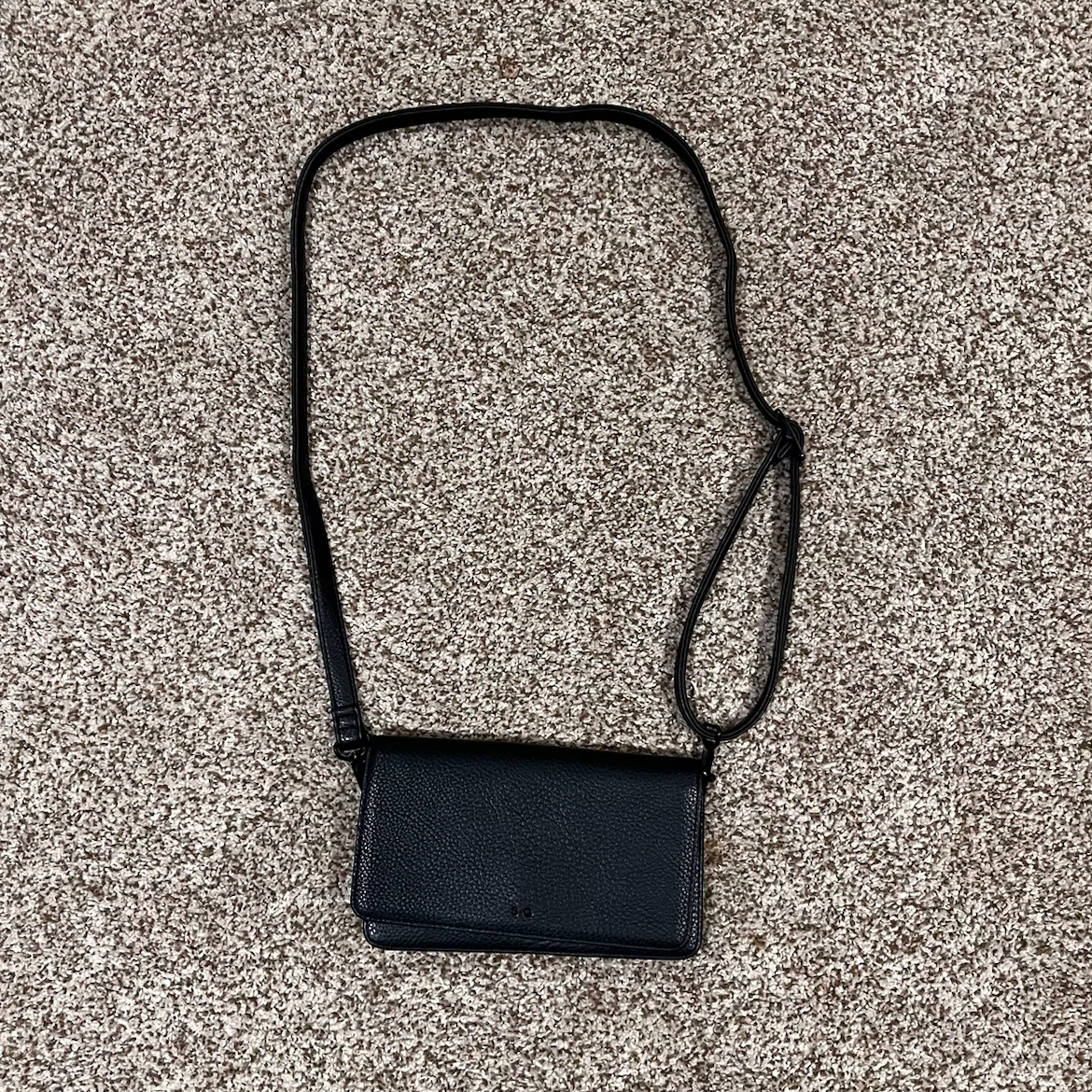 S-Q Crossbody Wallet Black Pebble - photo 2