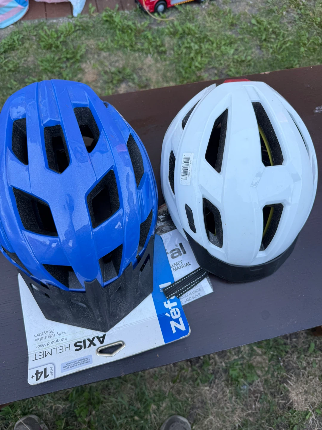 Two Bicycle Helmets - Zefal Axis and Freetown