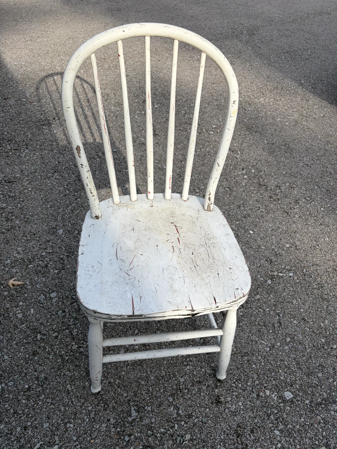 Vintage Wooden Spindle Back Windsor Chair