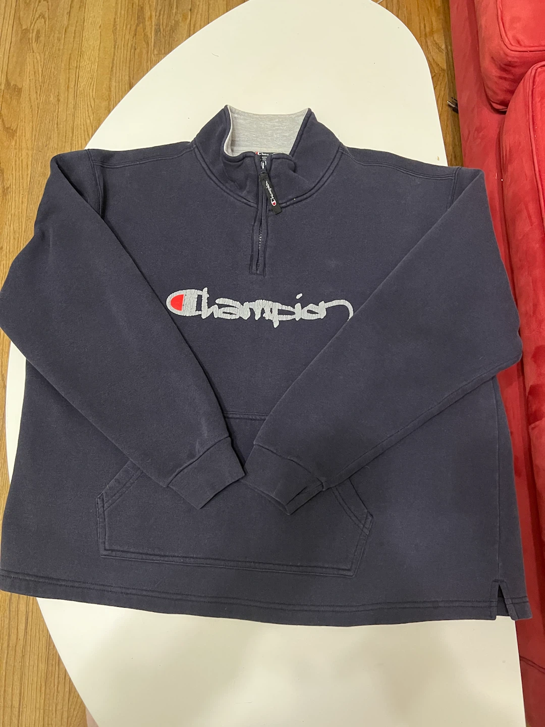 Champion Navy Quarter-Zip Sweatshirt