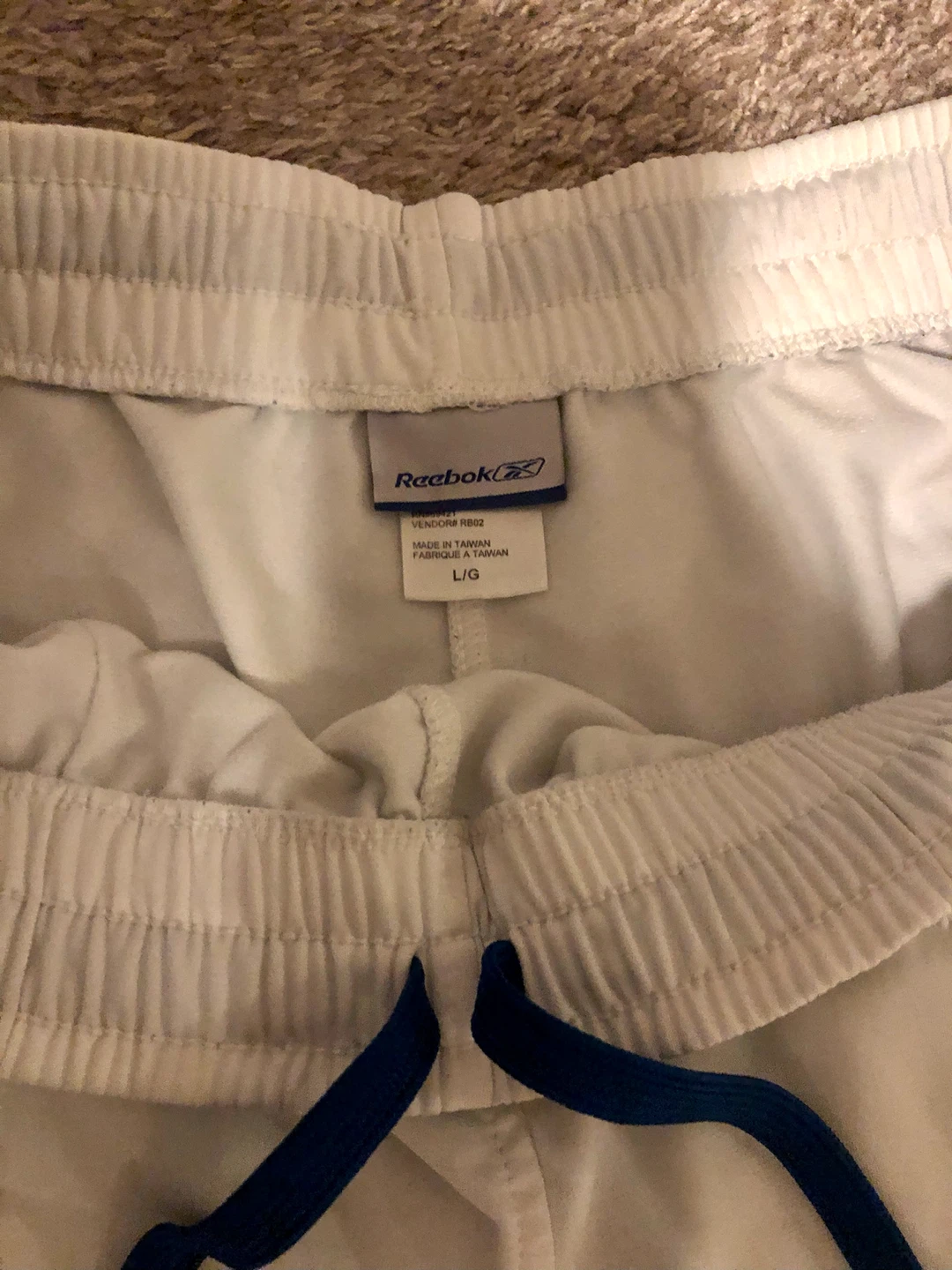 Men’s Reebok White Track Pants Large - photo 2