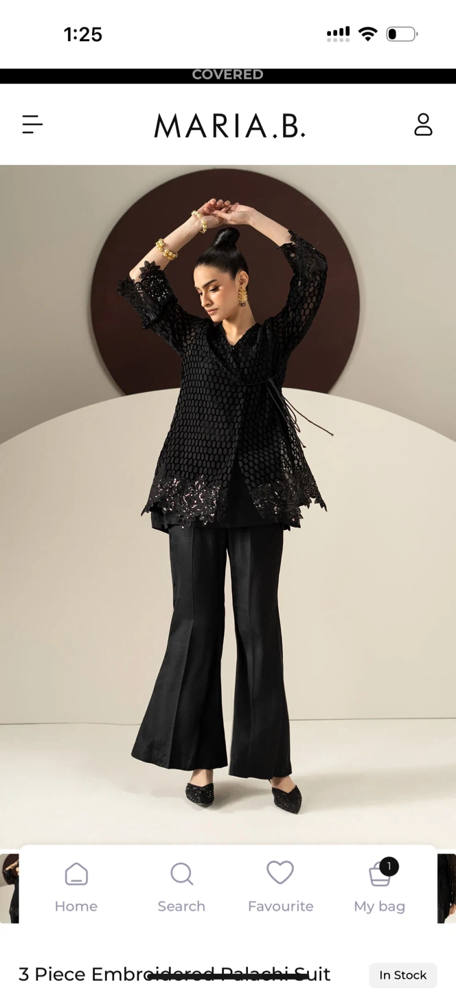 MARIA.B. 3 Piece Embroidered Palachi Suit - photo 2