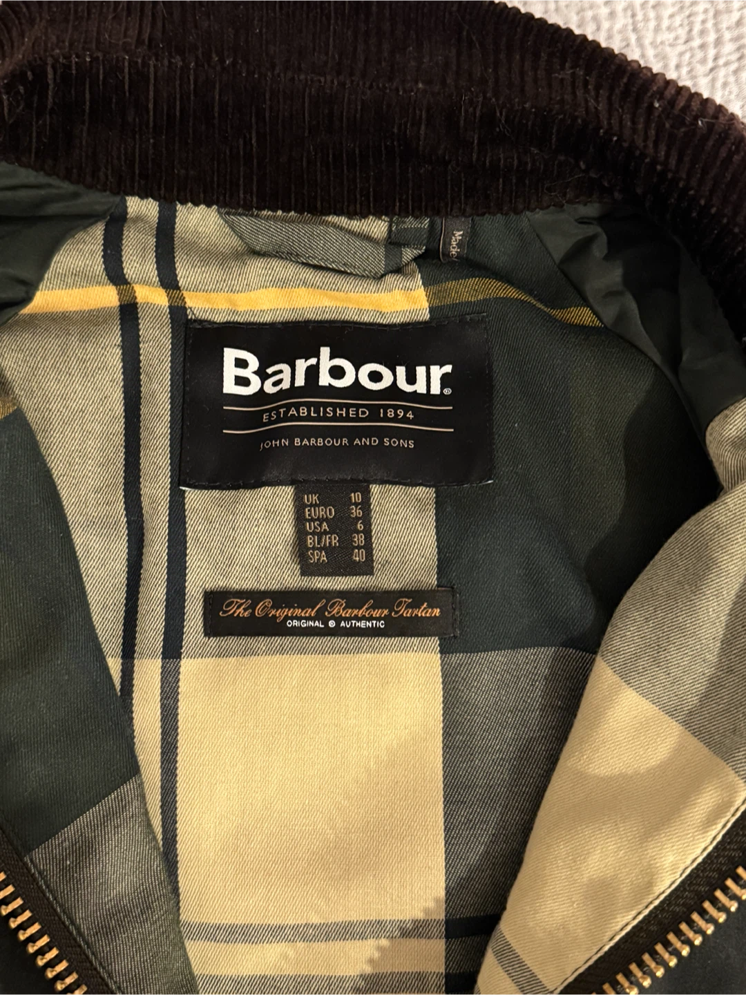 Barbour Cropped Beadnell Wax Jacket - photo 2