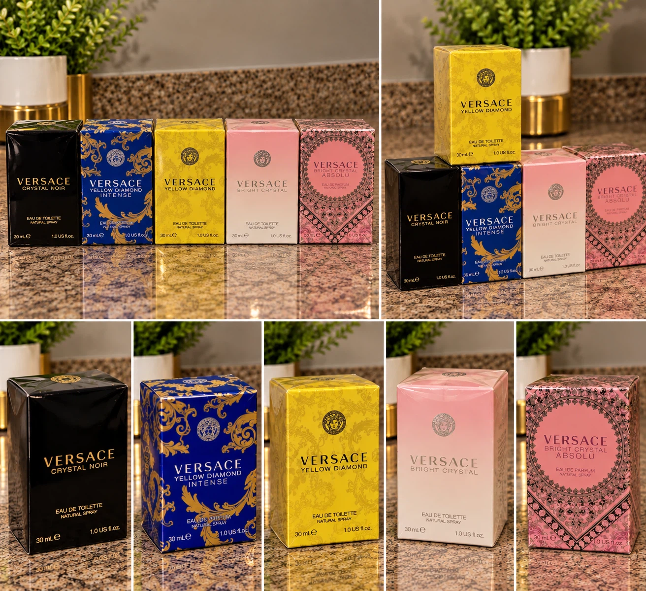 Set of 5 Versace Perfume Miniatures 30ml - photo 3