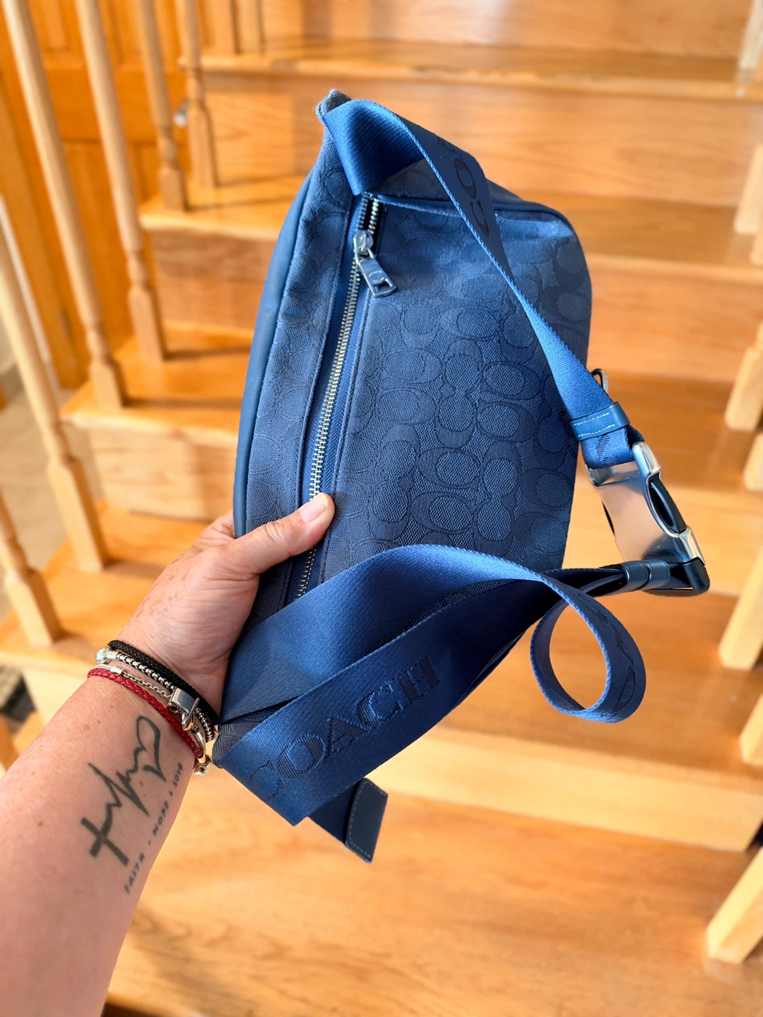 Coach Blue Signature Belt Bag - photo 2