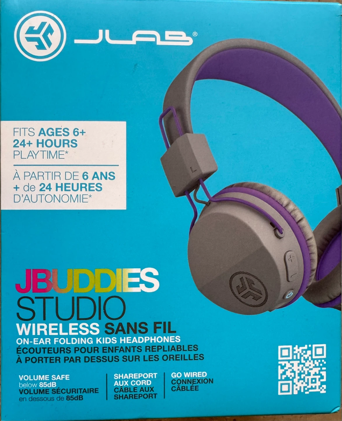 JLab JBuddies Studio Wireless Kids Headphones