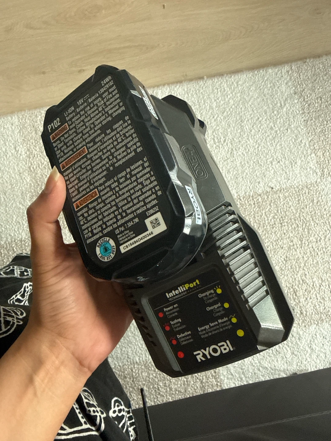 Ryobi ONE+ 18V Lithium Battery - photo 5