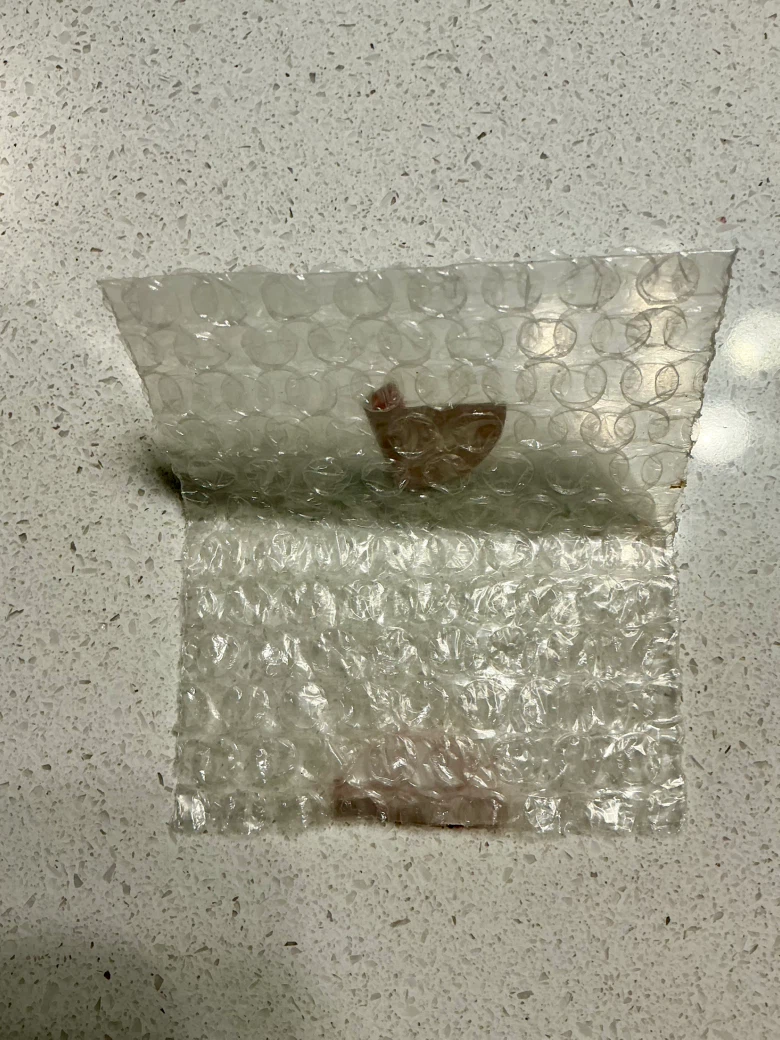 Small protective bubble wrap