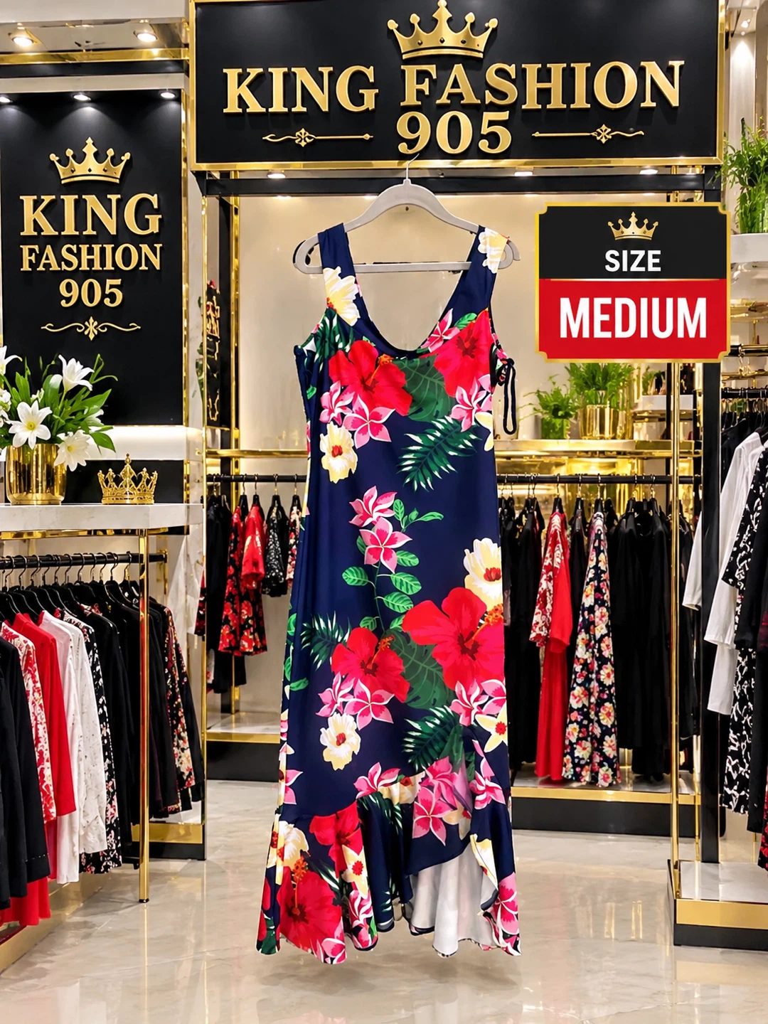 King Fashion 905 Floral Maxi Dress - photo 2