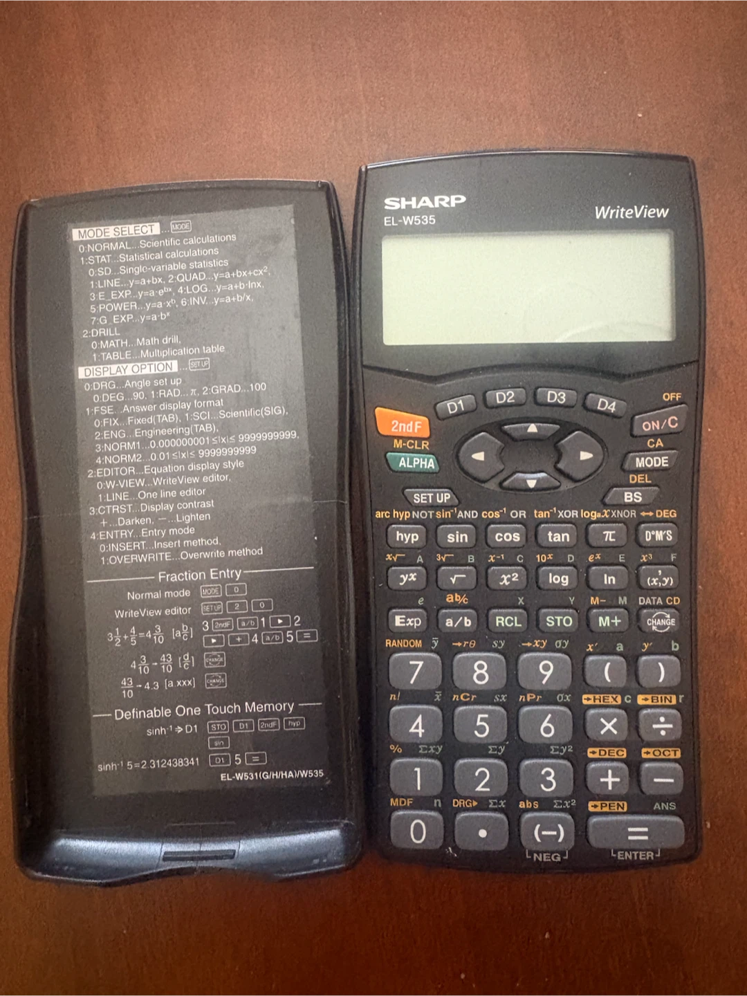 Sharp scientific calculator (Barely used)(Free)