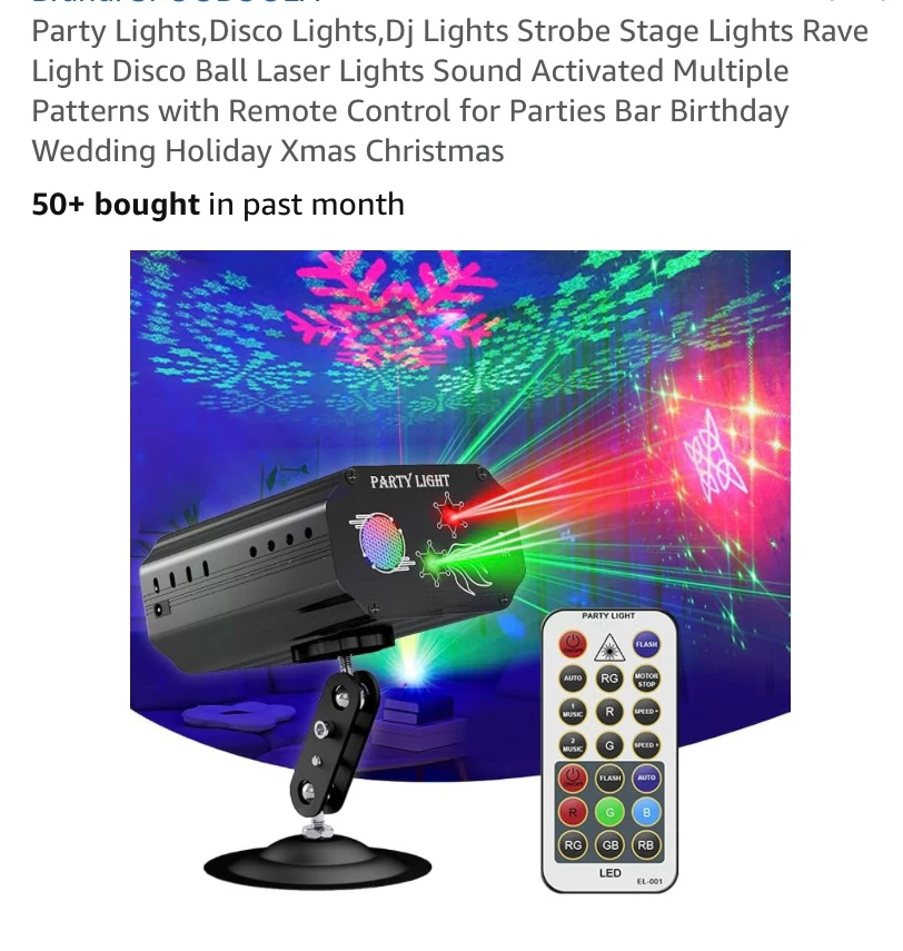 Mini Party Light with Remote - photo 4