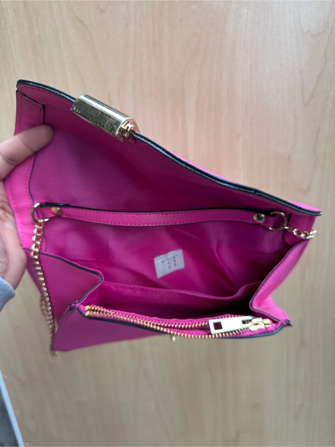 Bright Pink Envelope Crossbody Bag - photo 3
