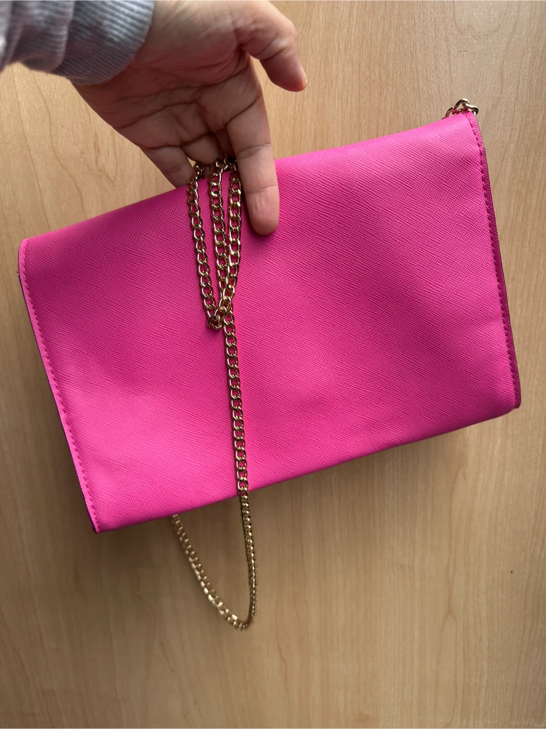 Bright Pink Envelope Crossbody Bag - photo 4