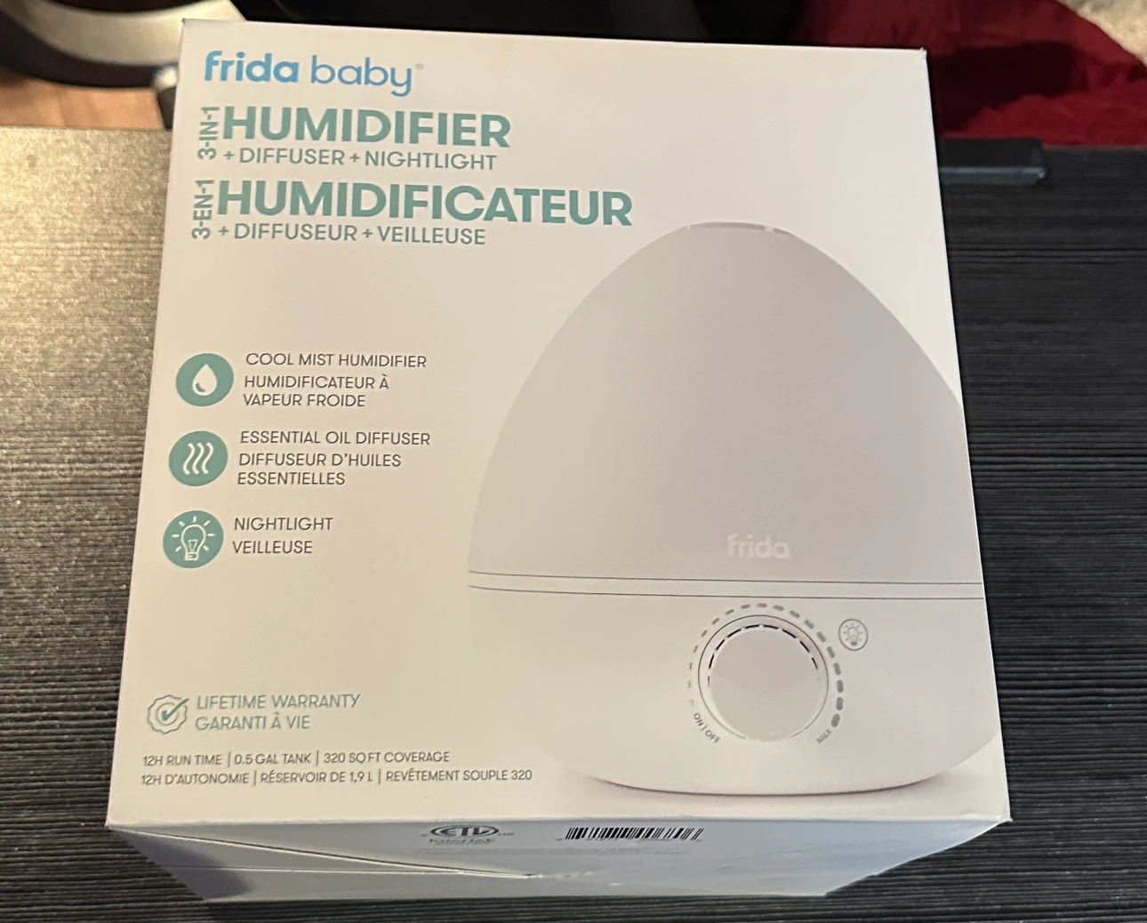 Frida Baby 3-in-1 Humidifier Diffuser Nightlight