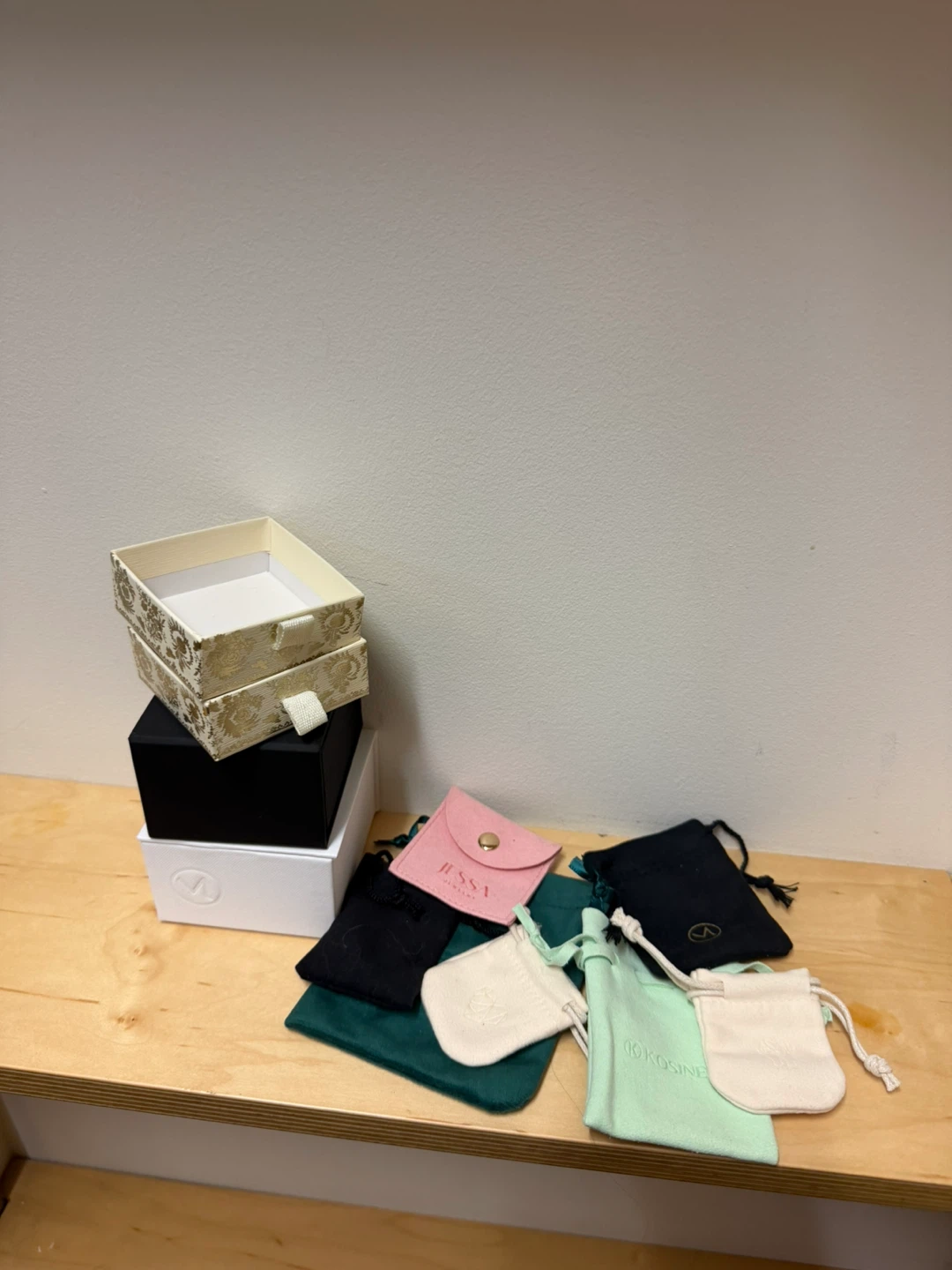 EMPTY Assorted Jewelry Boxes and Pouches
