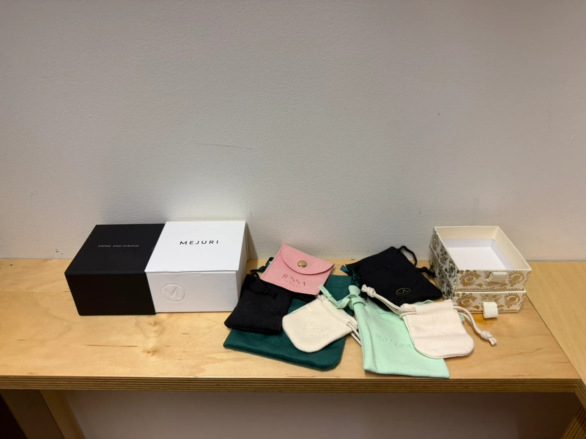 EMPTY Assorted Jewelry Boxes and Pouches - photo 3