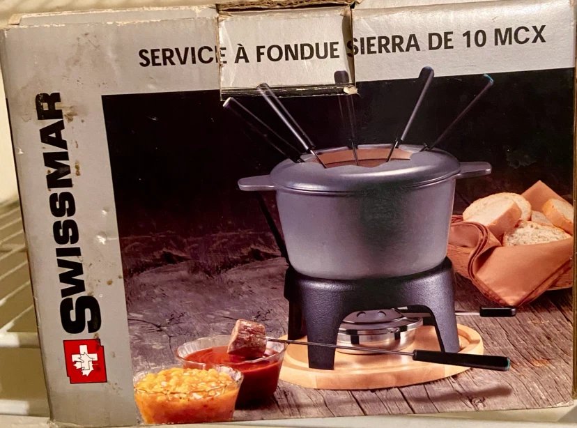 Swissmar Sierra 10-Piece Cast Iron Fondue Set