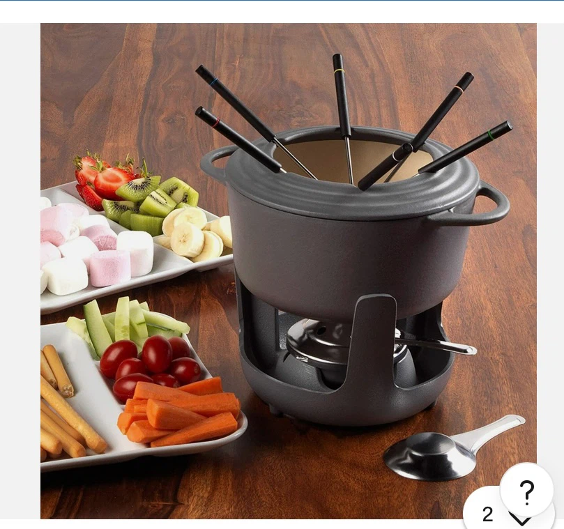 Swissmar Sierra 10-Piece Cast Iron Fondue Set - photo 3