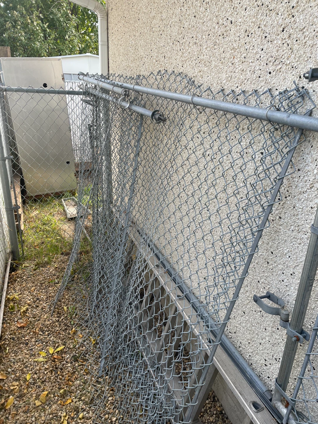 Chain link fence gate and mounting hardware - photo 3