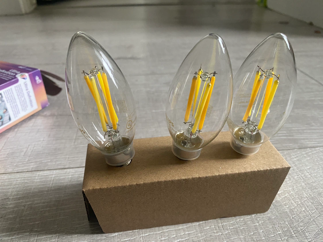Philips LED B11 Dimmable Light Bulbs - 3 Pack - photo 5