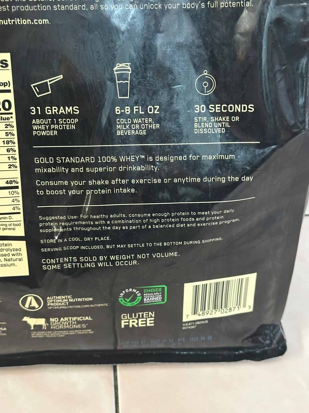 Optimum Nutrition Gold Standard 100% Whey Protein - photo 4