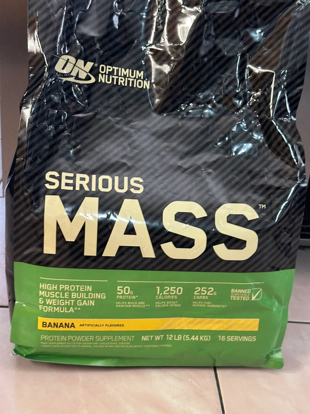 Optimum Nutrition Serious Mass Banana 12lb