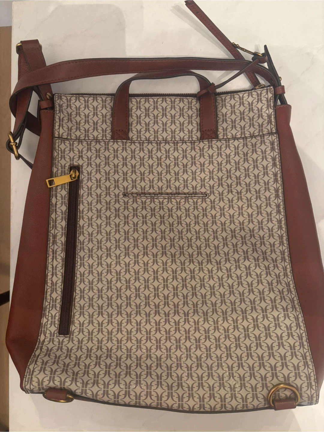 Fossil Floral Print Convertible Tote Bag - photo 2