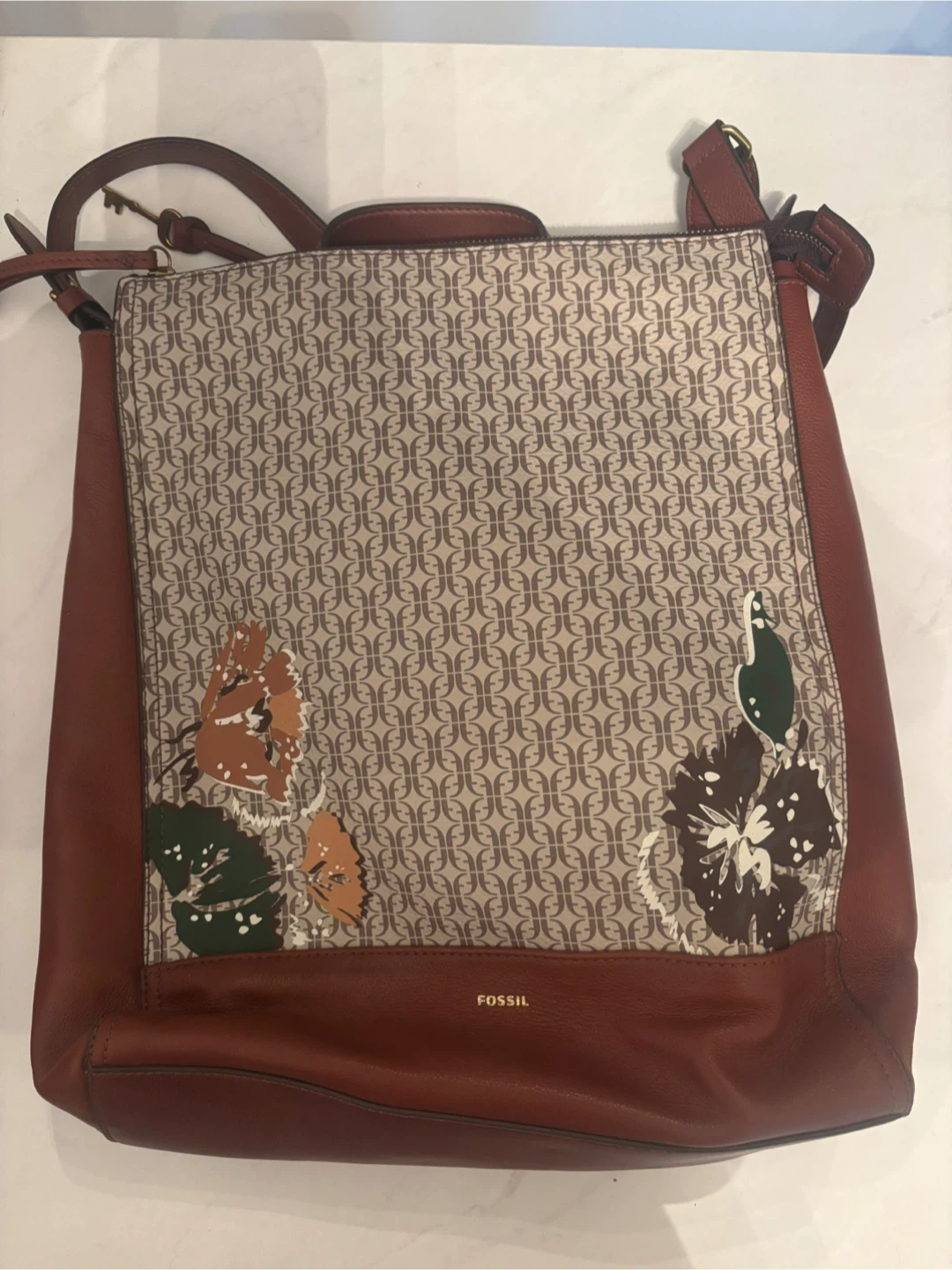 Fossil Floral Print Convertible Tote Bag - photo 3