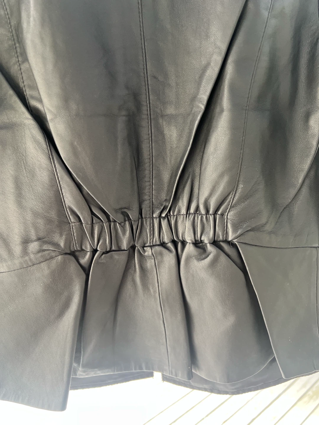 100 % genuine Black Leather Jacket,very stylish - photo 4