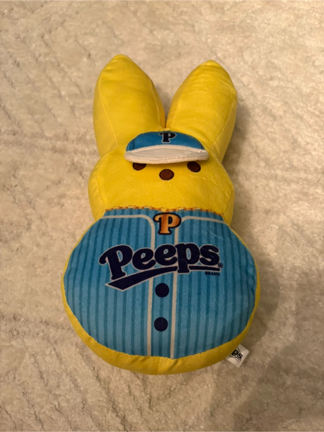 Peeps Baseball Bunny Plush Toy