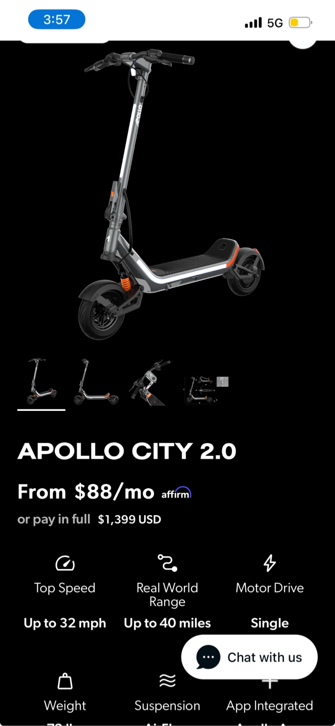 Apollo City 2.0 Electric Scooter - photo 4