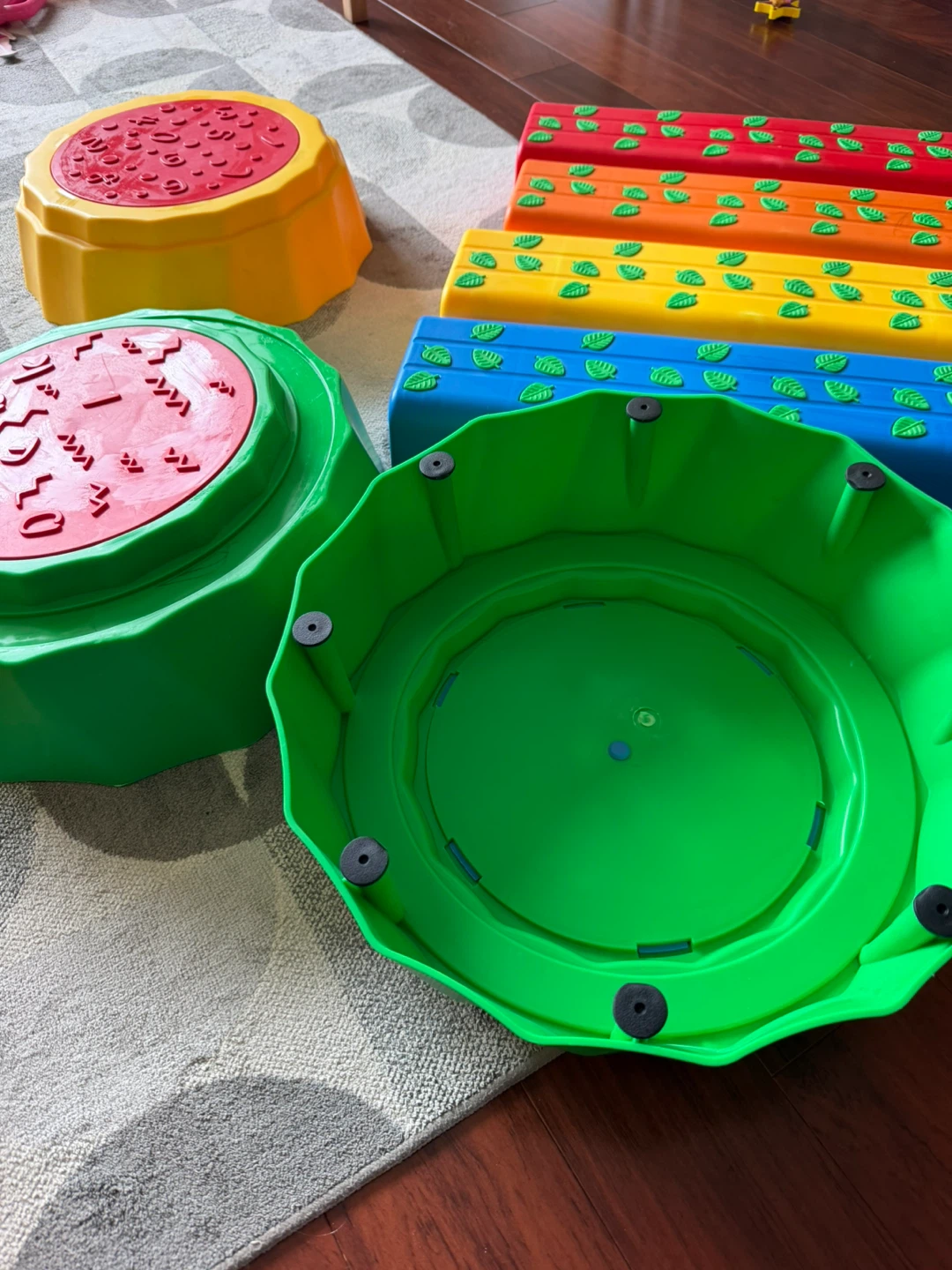 Kids balance stepping stones and beams set - photo 2