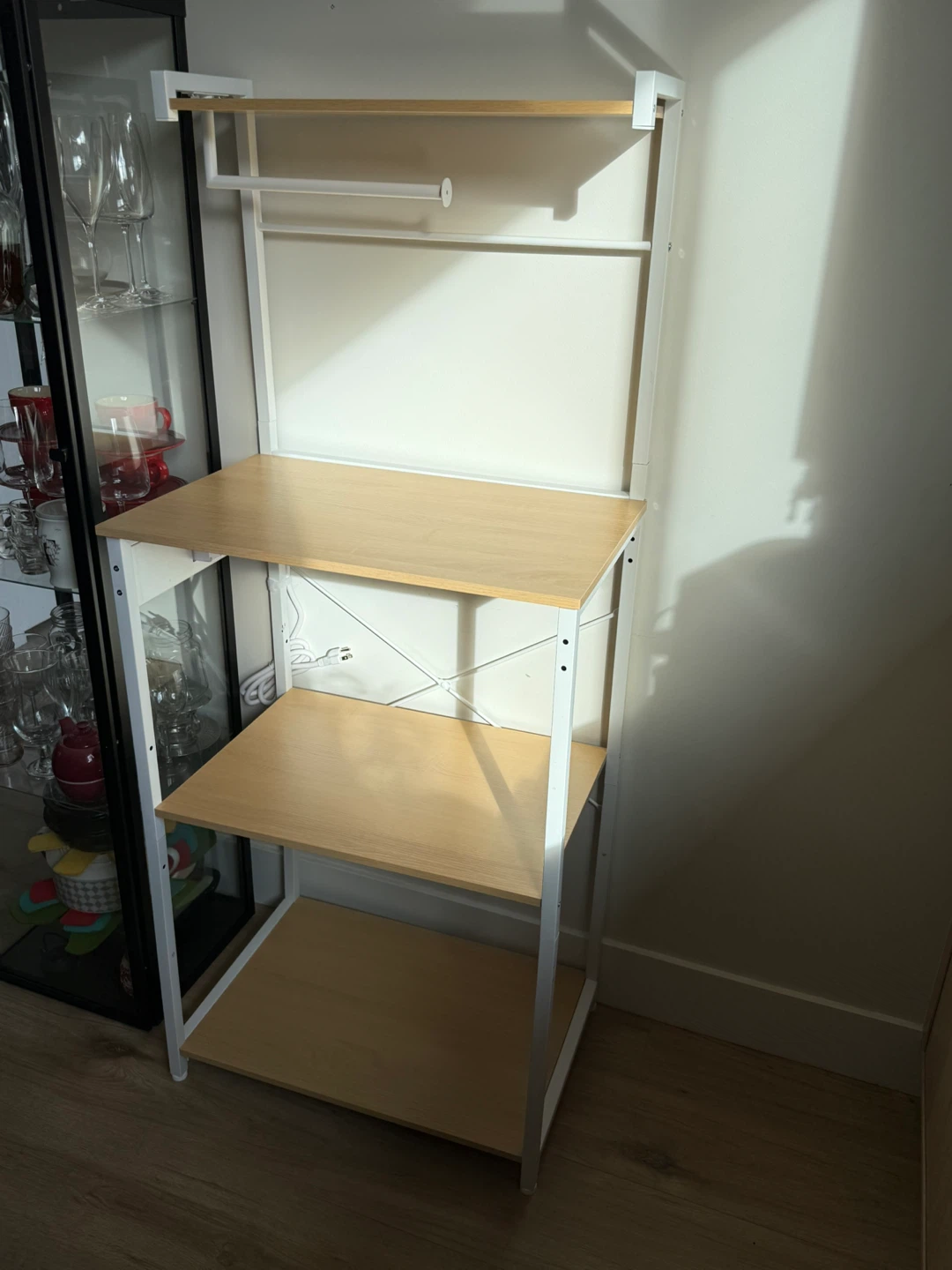 Kitchen Baker's Rack with Power Outlet