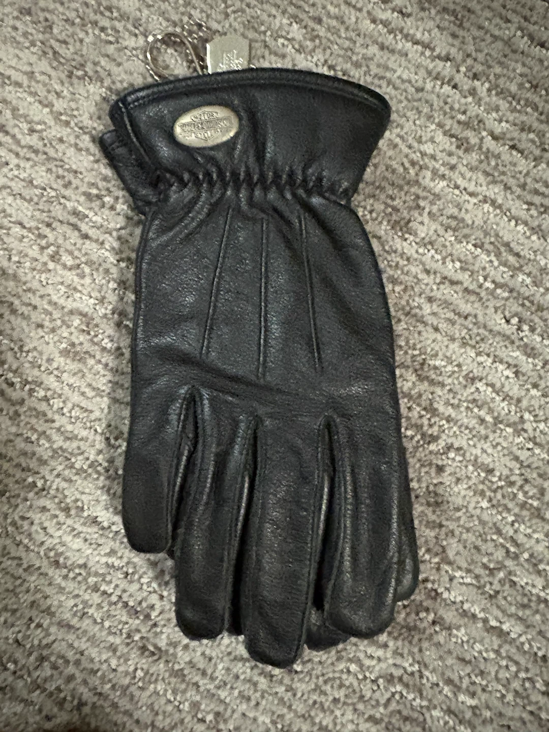 Harley-Davidson Black Leather Gloves - photo 2