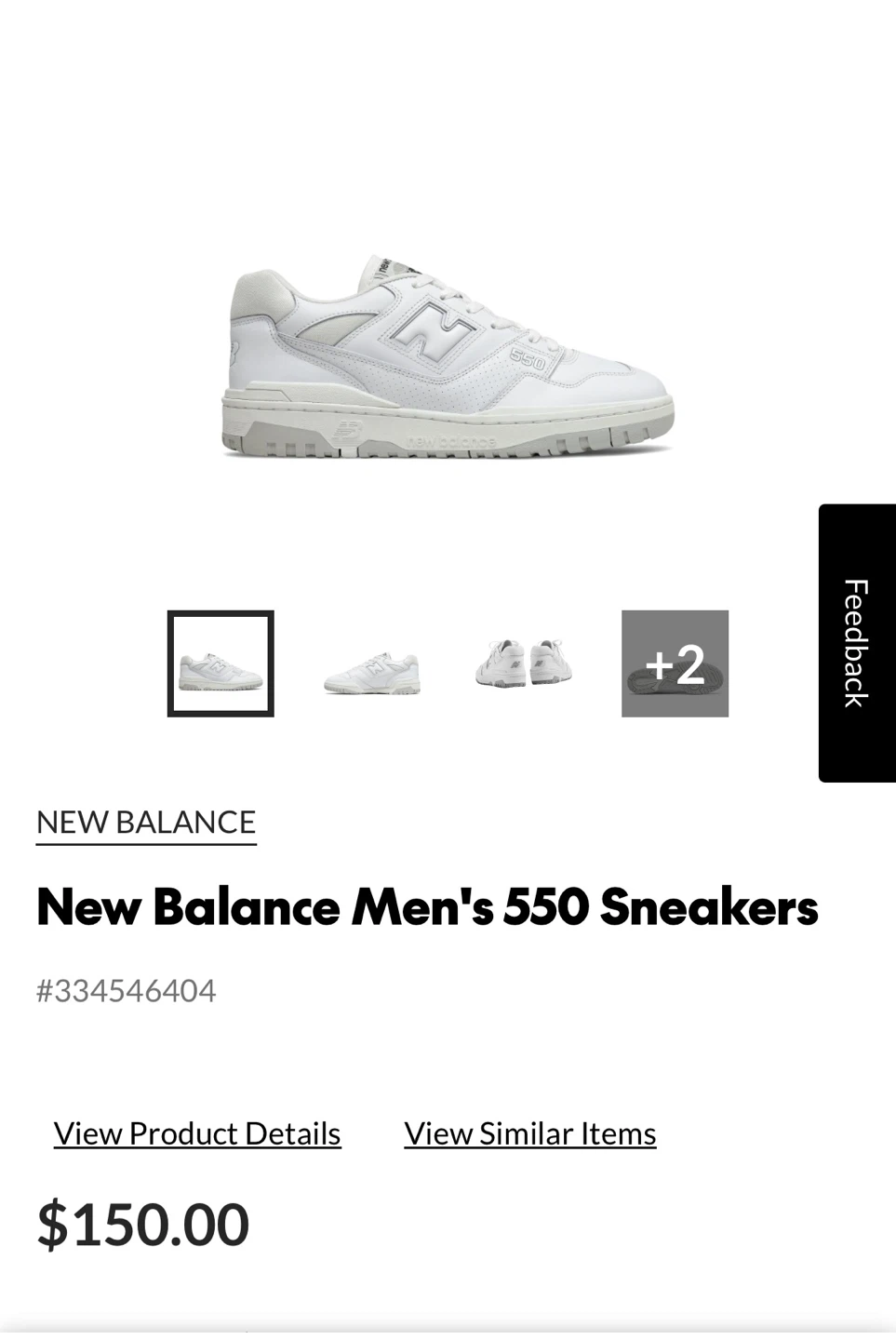 New Balance 550 Sneakers Men's Size 10 - photo 5