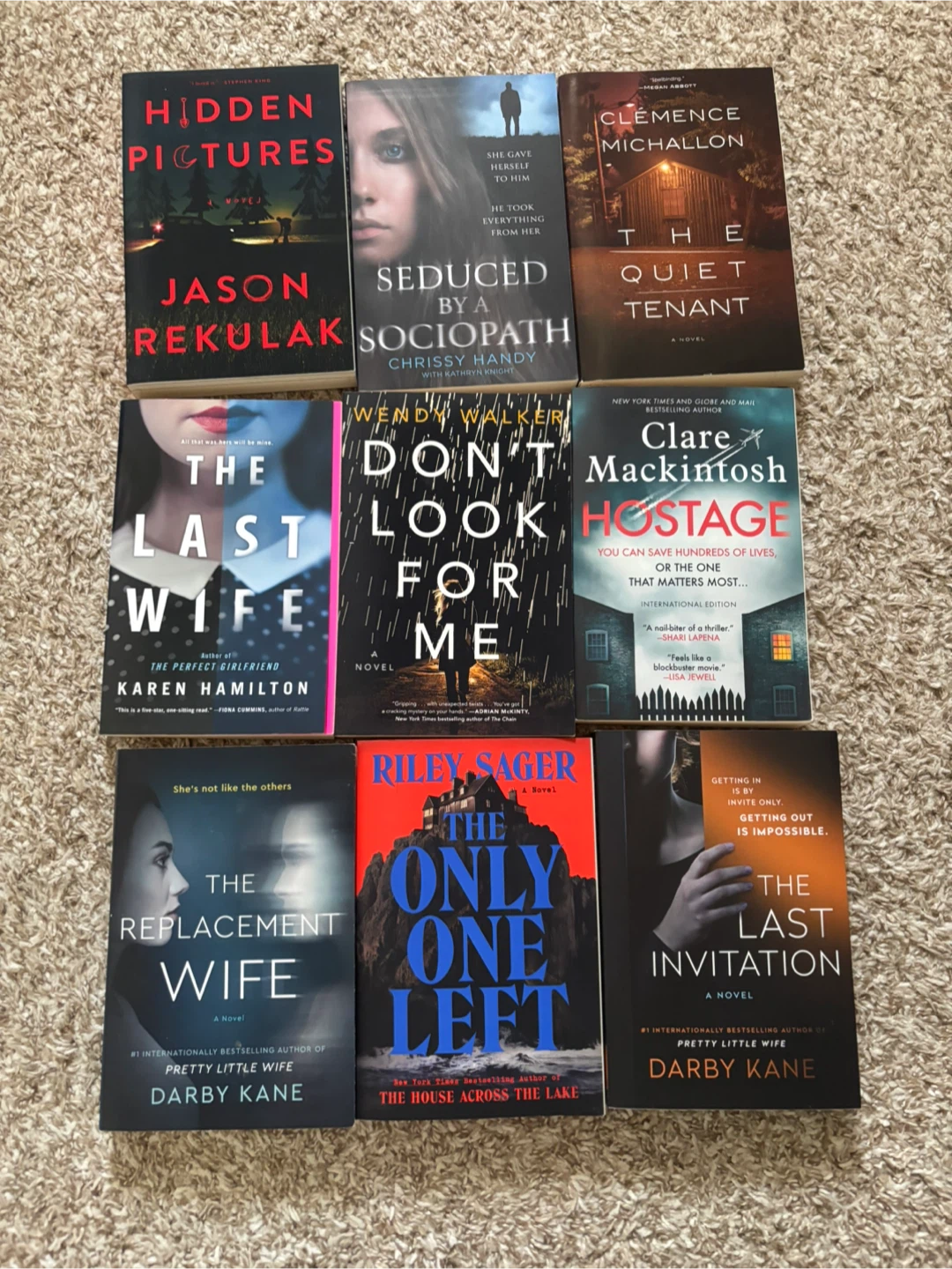 Thriller books