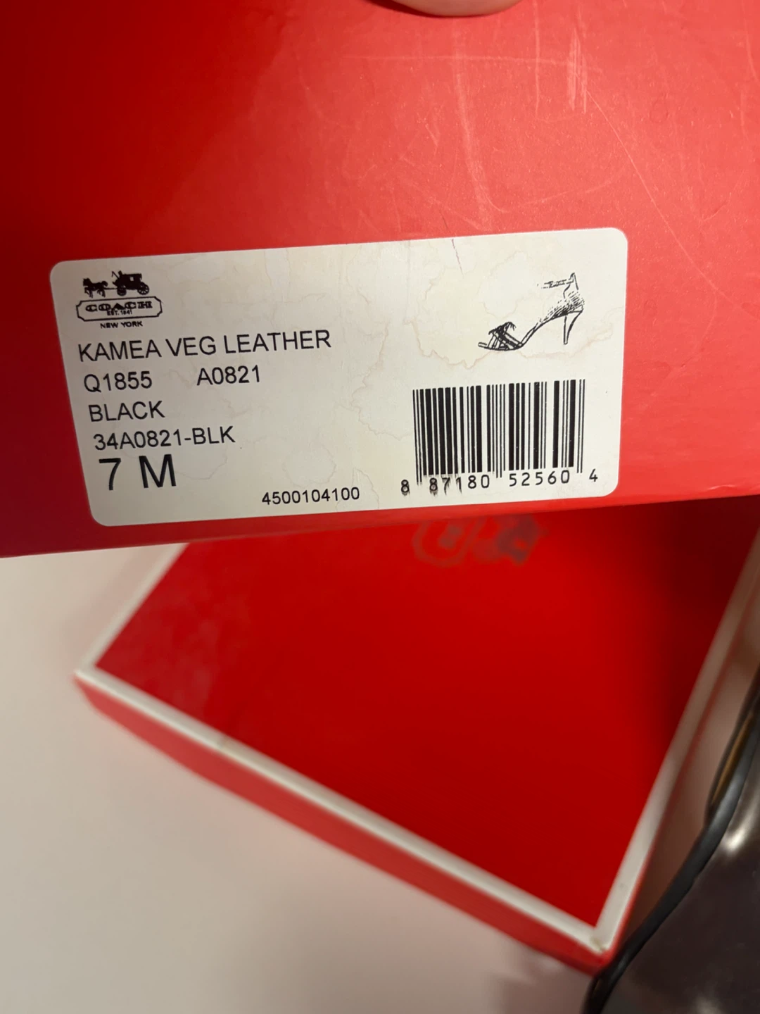 Coach Kamea Black Veg Leather Sandals - photo 3