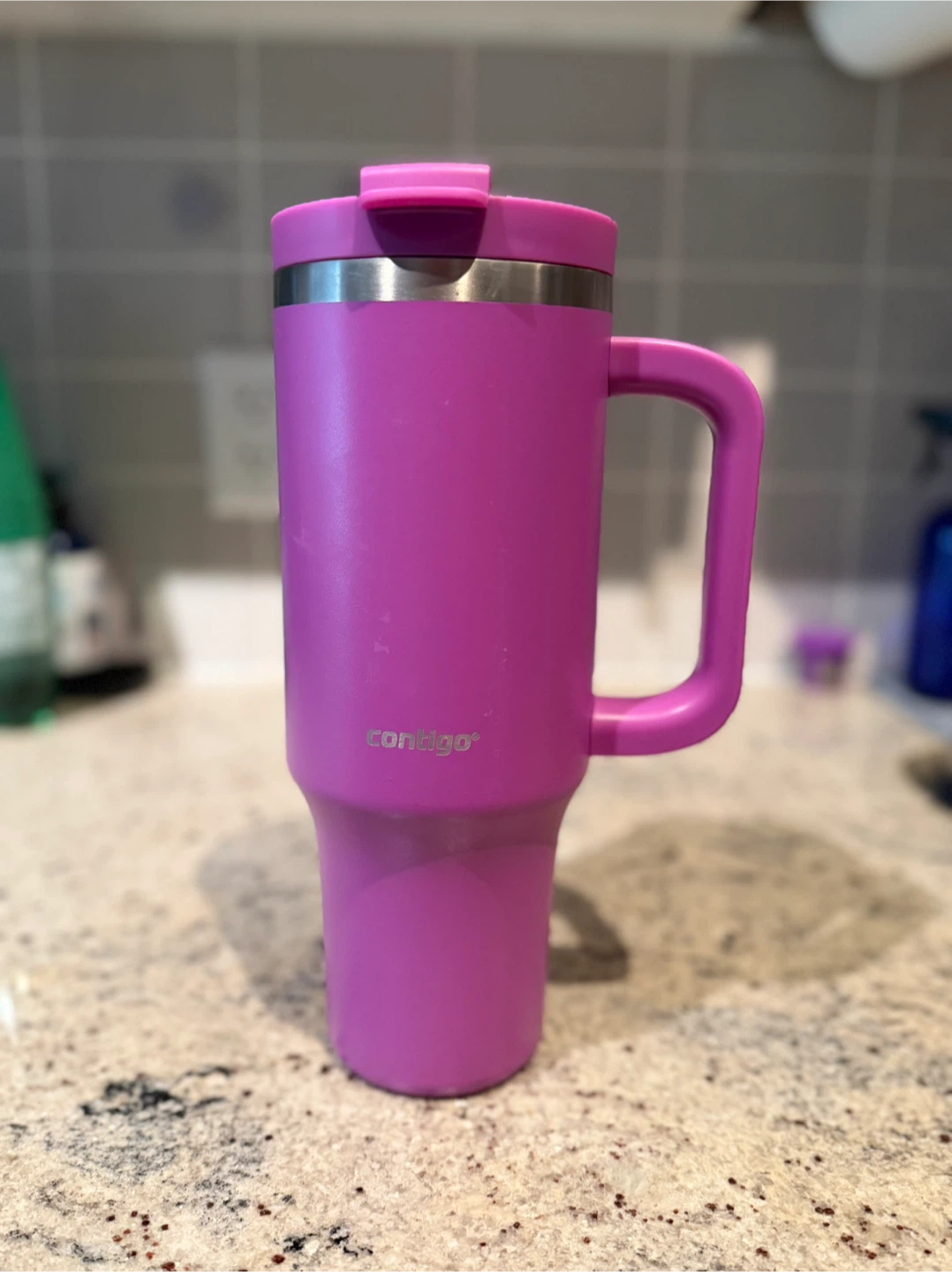 Contigo Tumbler with Handle - Purple