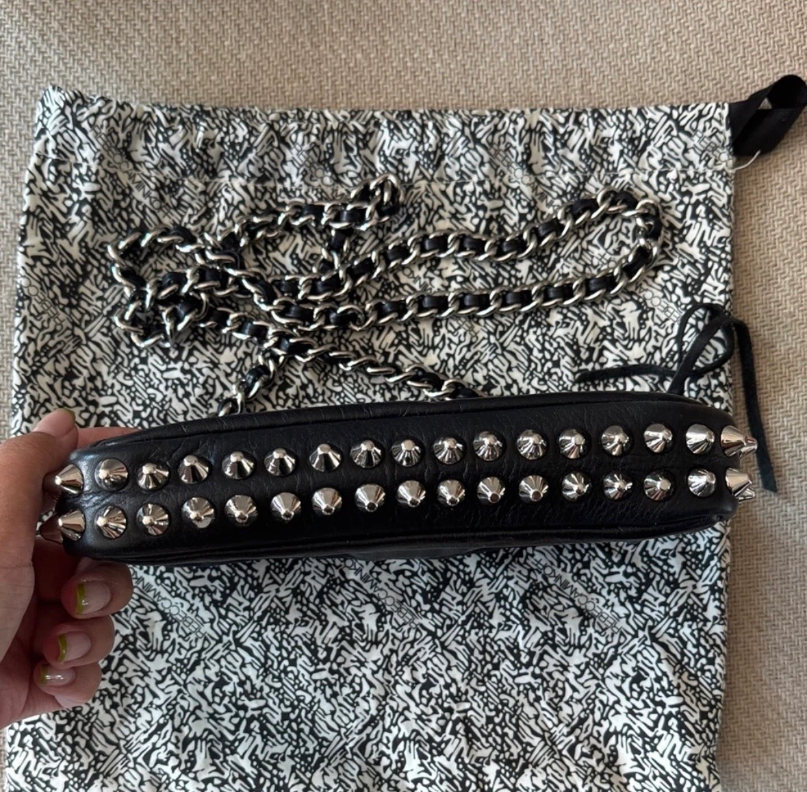 Rebecca Minkoff Black Studded Crossbody Bag - photo 3