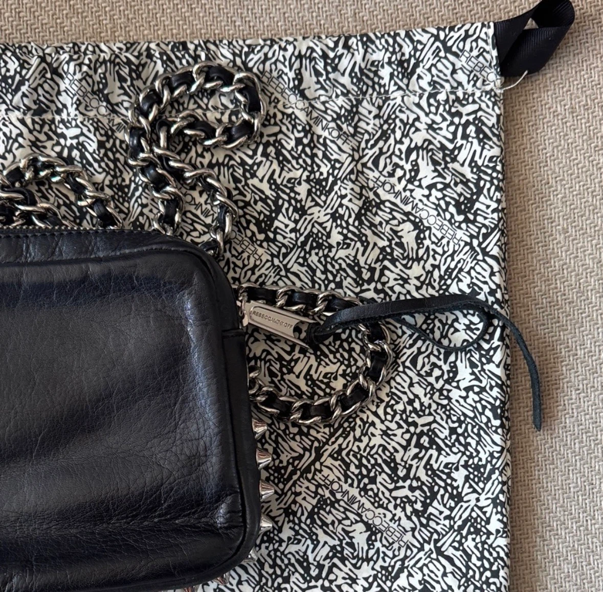 Rebecca Minkoff Black Studded Crossbody Bag - photo 5
