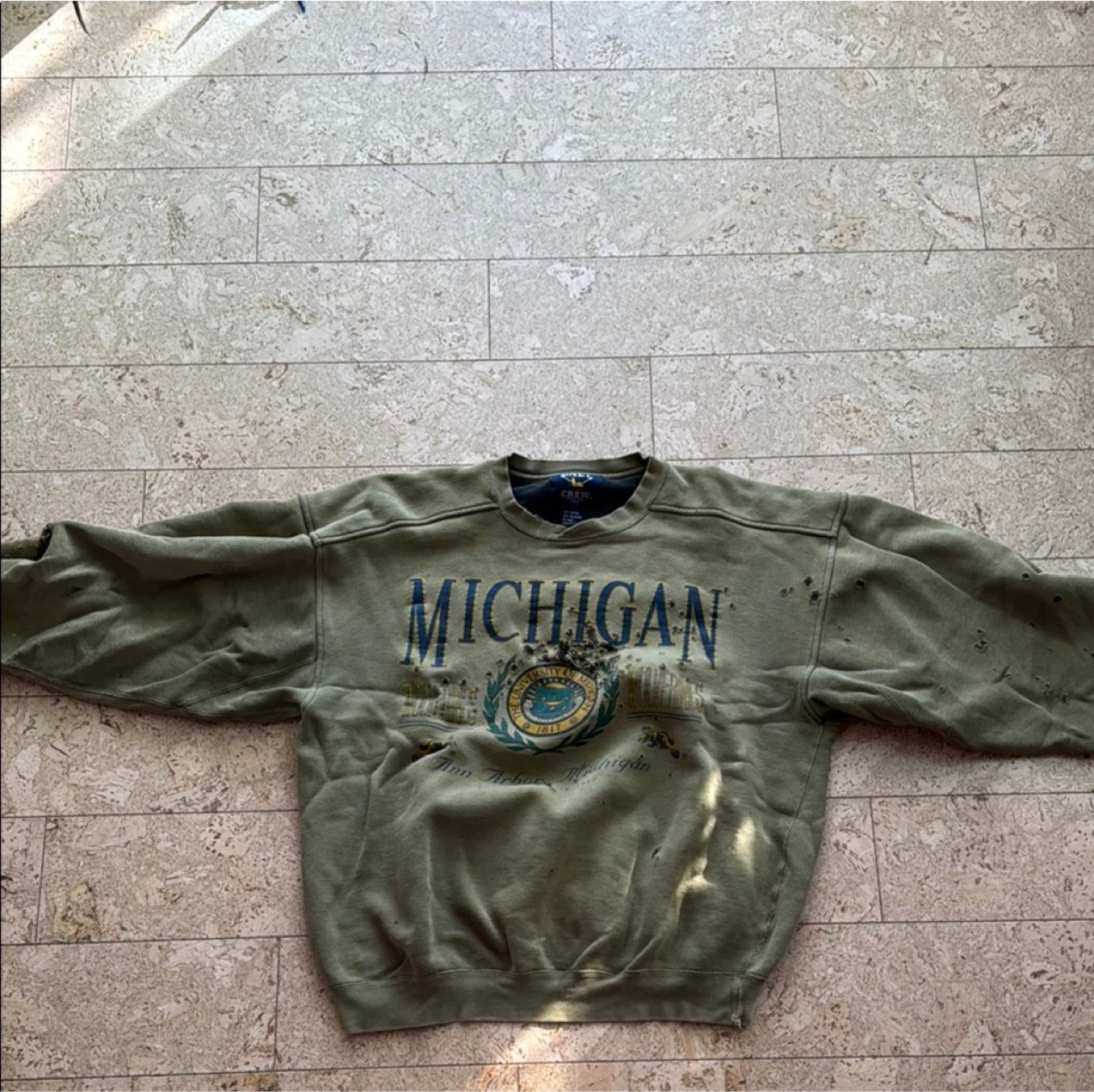 Vintage Galt Crew University of Michigan Sweatshirt Large
