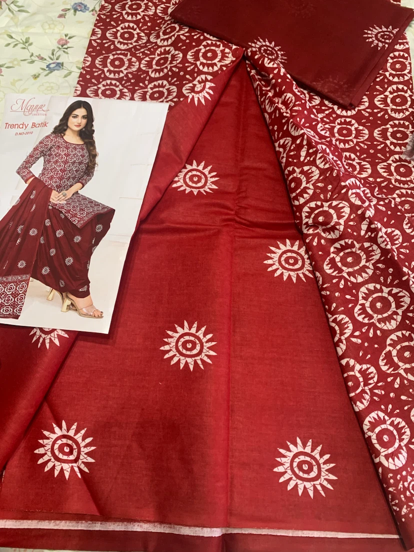 Mayur Creation Trendy Batik Cotton Dress Material
