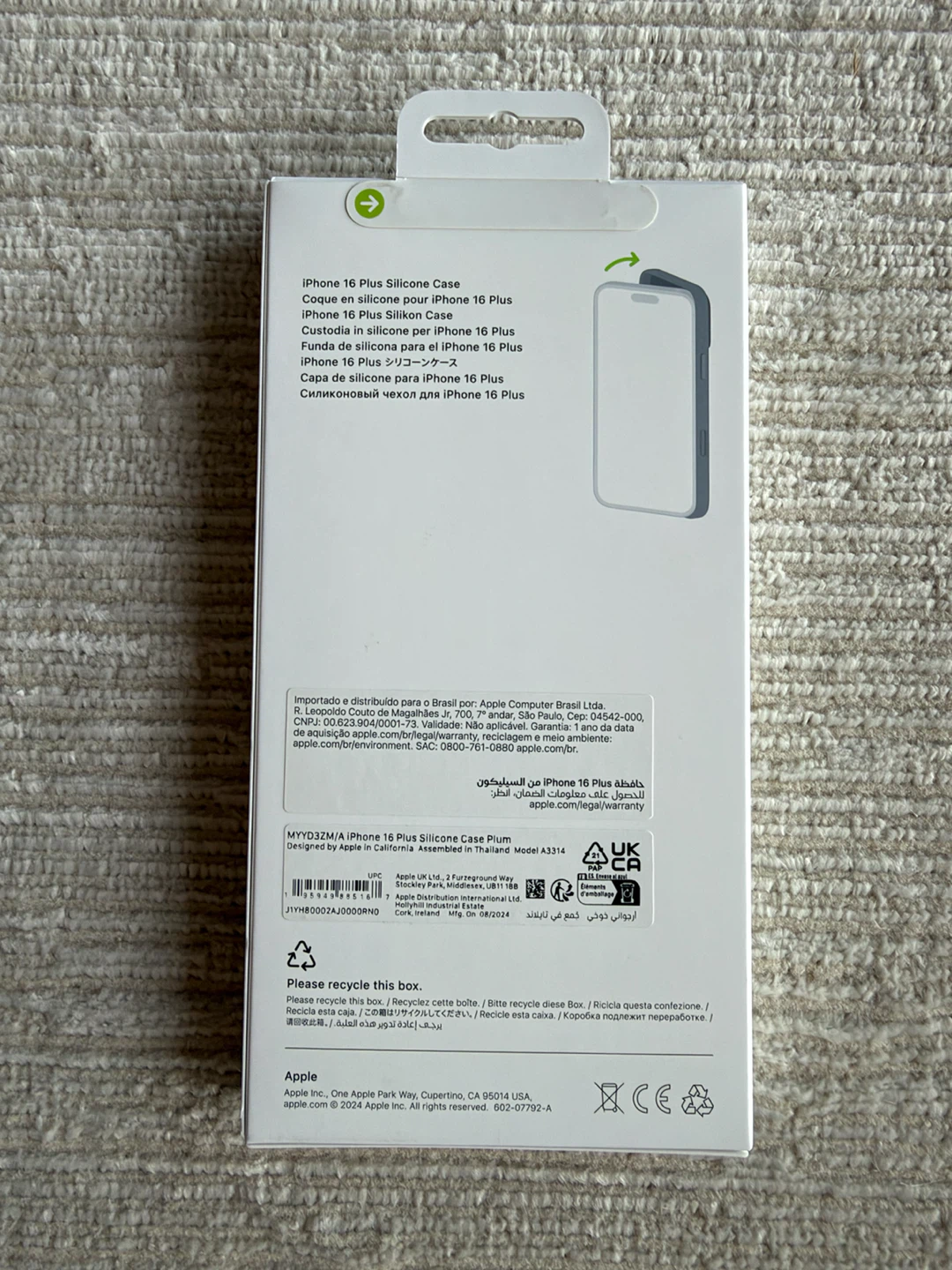 iPhone 16 Plus MagSafe Case – Plum – New $25 - photo 2
